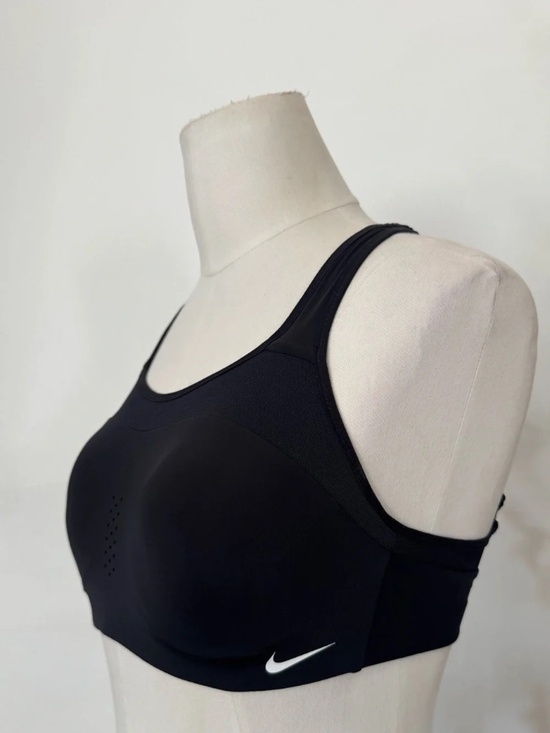 Nike Other - Nike Alpha High Support Sports Bra Black Adjustable Racerback Dri-FIT Size Small